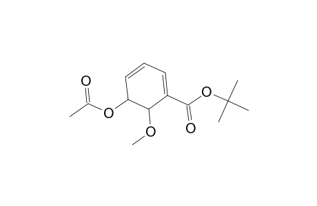 1,3-Cyclohexadiene-1-carboxylic acid, 5-(acetyloxy)-6-methoxy-, 1,1-dimethylethyl ester, trans-
