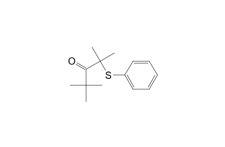 3-Pentanone, 2,2,4-trimethyl-4-(phenylthio)-