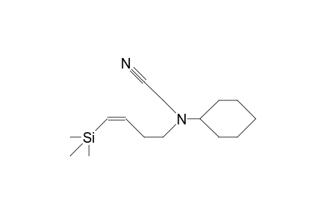 N-Cyclohexyl-N-cyanomethyl-(Z)-4-trimethylsilyl-3-buten-1-yl amine