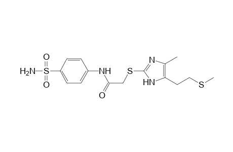 Acetamide, N-[4-(aminosulfonyl)phenyl]-2-[[4-methyl-5-[2-(methylthio)ethyl]-1H-imidazol-2-yl]thio]-