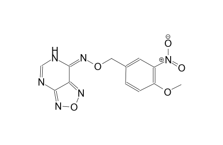 [1,2,5]oxadiazolo[3,4-d]pyrimidin-7(6H)-one, O-[(4-methoxy-3-nitrophenyl)methyl]oxime, (7E)-