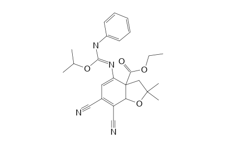 6,7-DICYANO-2,3,3A,7A-TETRAHYDRO-2,2-DIMETHYL-4-(2-ISOPROPYL-1-PHENYL-3-ISOUREIDO)-BENZOFURANE-3A-CARBOXYLIC-ACID,ETHYLESTER