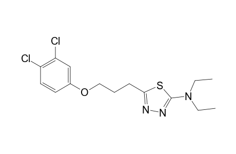 1,3,4-Thiadiazol-2-amine, 5-[3-(3,4-dichlorophenoxy)propyl]-N,N-diethyl-