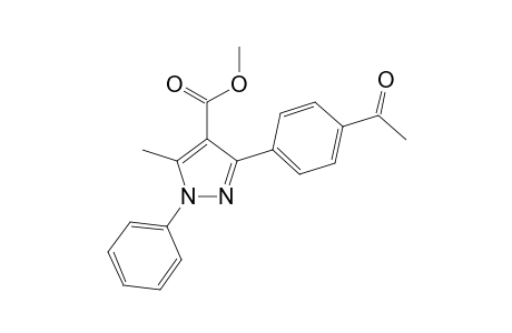 Methyl 3-(4-acetylphenyl)-5-methyl-1-phenyl-1H-pyrazole-4-carboxylate