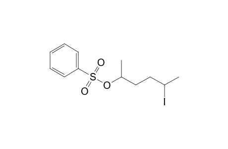 4-Iodo-1-methylpentyl benzenesulfonate