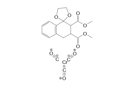 Chromium dimethyl spiro[1,3-dioxolane-2,1'-tetralin]-2',3'-dicarboxylate tricarbonyl