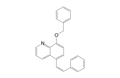 8-(Benzyloxy)-5-(phenylethenyl)quinoline