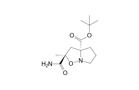tert-Butyl (2R*,3aR*)- 2-(aminocarbonyl)-2-methyltetrahydropyrrolo[1,2-b]isoxazole-3a(4H)-carboxylate