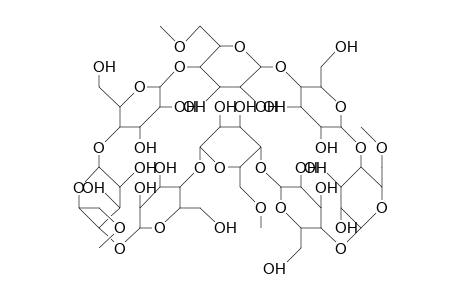6a,6c,6E,6G-Tetra-O-methyl-cyclooctaamylose
