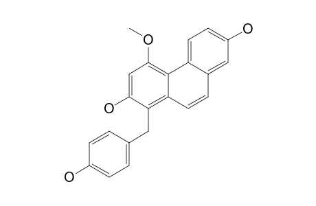 1-(4-HYDROXYBENZYL)-4-METHOXYPHENANTHRENE-2,7-DIOL