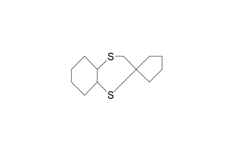 trans-2,6-Dithia-bicyclo(5.4.0)undecane-4-spiro-1'-cyclopentane