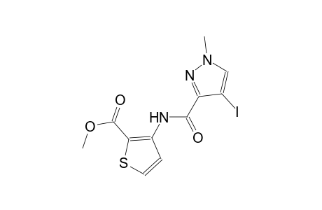 methyl 3-{[(4-iodo-1-methyl-1H-pyrazol-3-yl)carbonyl]amino}-2-thiophenecarboxylate