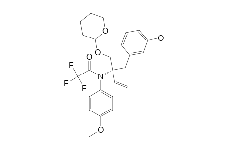 N-(PARA-METHOXYPHENYL)-O-(TETRAHYDRO-2'-H-PYRAN-2'-YL)-N-TRIFLUOROACETYL-ALPHA-VINYL-META-TYROSINOL