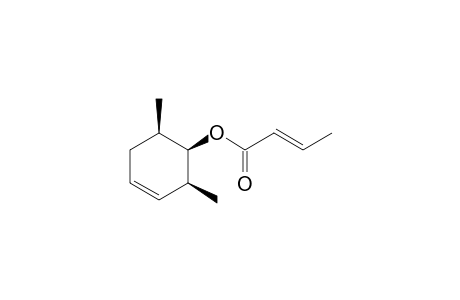 (1R*,2S*,6R*)-2,6-Dimethylcyclohex-3-en-1-yl (E)-but-2-enoate