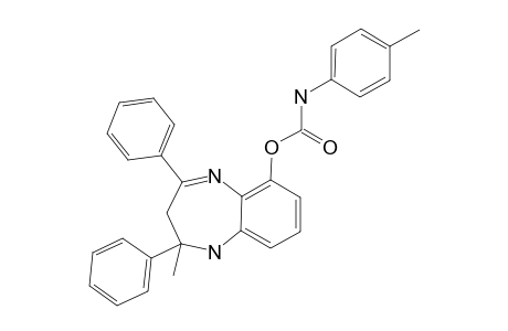 2-METHYL-2,4-DIPHENYL-2,3-DIHYDRO-1-H-1,5-BENZODIAZEPIN-6-YL-(4-TOLYL)-CARBAMATE