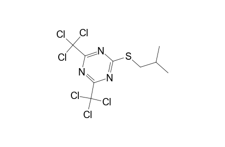 1,3,5-Triazine, 2-[(2-methylpropyl)thio]-4,6-bis(trichloromethyl)-