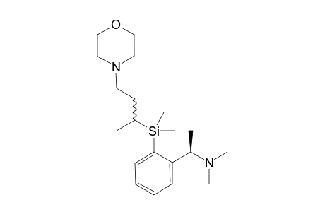 (1R)-1-[2-[dimethyl(4-morpholin-4-ylbutan-2-yl)silyl]phenyl]-N,N-dimethyl-ethanamine