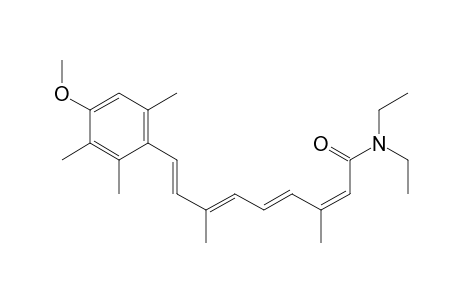 (2Z,4E,6E,8E)-N,N-diethyl-9-(4-methoxy-2,3,6-trimethyl-phenyl)-3,7-dimethyl-nona-2,4,6,8-tetraenamide