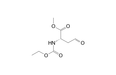 N-(Ethoxycarbonyl)-L-asparic acid .alpha.-methyl ester .beta.-semialdehyde