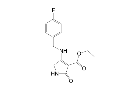 Ethyl 4-((4-fluorobenzyl)amino)-2-oxo-2,5-dihydro-1H-pyrrole-3-carboxylate