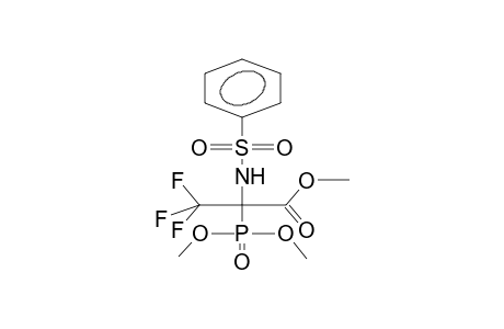 2-BENZENSULPHAMIDO-2-DIMETHOXYPHOSPHORYLTRIFLUOROPROPANOIC ACID,METHYL ESTER