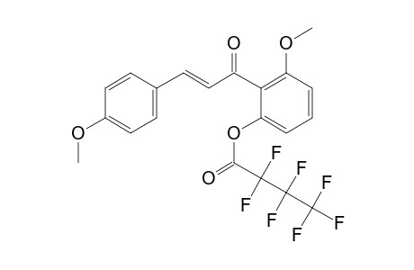 4,6'-Dimethoxy-2'-(heptafluorobutyryl)oxychalcone