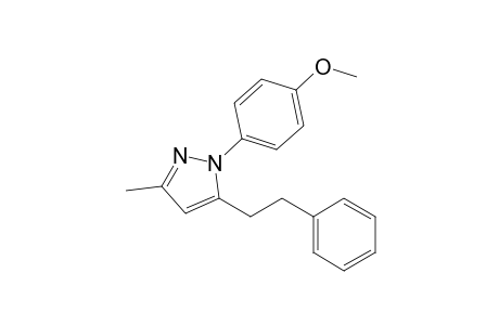 1-(4-Methoxyphenyl)-3-methyl-5-(2-phenylethyl)pyrazole