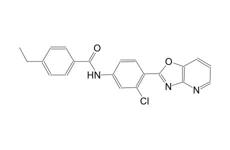 benzamide, N-(3-chloro-4-oxazolo[4,5-b]pyridin-2-ylphenyl)-4-ethyl-