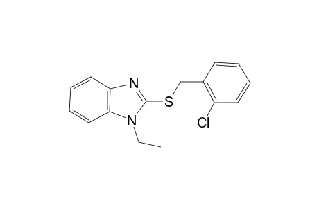 2-Chlorobenzyl 1-ethyl-1H-benzimidazol-2-yl sulfide