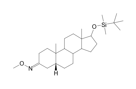 Methyloxime, t-butyldimethylsilyl derivative of 5.alpha.-Dihydroepitestosterone