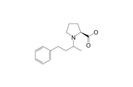 (2S)-1-(1-methyl-3-phenyl-propyl)proline