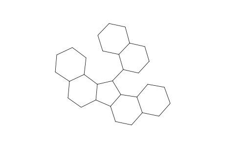1H-Dibenzo[a,i]fluorene, 13-(decahydro-1-naphthalenyl)eicosahydro-