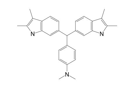 [4-[bis(2,3-dimethyl-1H-indol-6-yl)methyl]phenyl]-dimethyl-amine