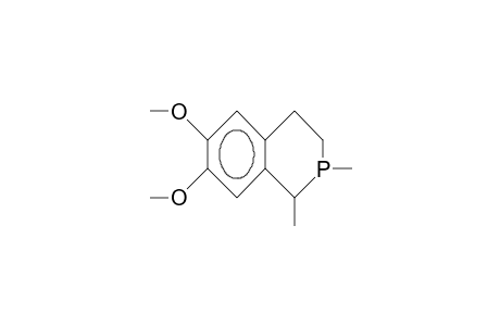 cis-1,2,3,4-Tetrahydro-6,7-dimethoxy-1,2-dimethyl-isophosphinoline