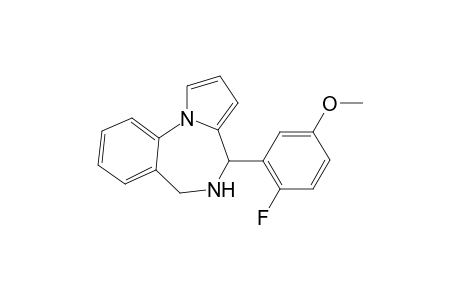 4-(2-fluoranyl-5-methoxy-phenyl)-5,6-dihydro-4H-pyrrolo[1,2-a][1,4]benzodiazepine