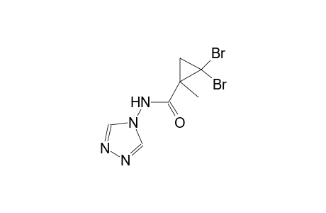 2,2-dibromo-1-methyl-N-(4H-1,2,4-triazol-4-yl)cyclopropanecarboxamide