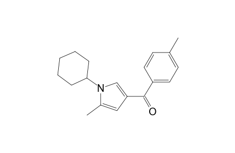 1-Cyclohexyl-5-methyl-3-(p-tolylcarbonyl)pyrrole