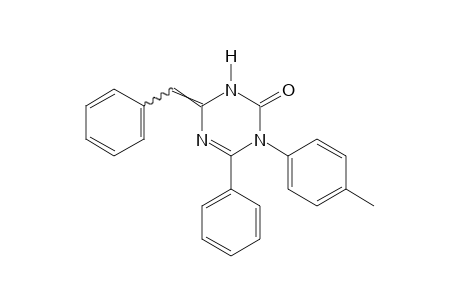 6-BENZYLIDENE-3,6-DIHYDRO-4-PHENYL-3-p-TOLYL-s-TRIAZIN-2(1H)-ONE