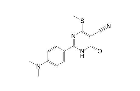 5-Cyano-2-(4-dimethylaminophenyl)-4-methylsulfanyl-1H-pyrimidin-6-one