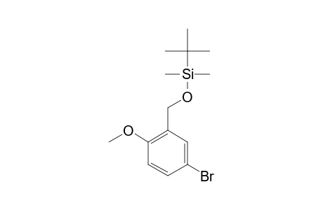 (5-BROMO-2-METHOXYBENZYLOXY)-(TERT.-BUTYL)-DIMETHYLSILANE