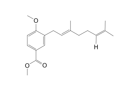 METHYL-3-(3,7-DIMETHYL-2,6-OCTADIENYL)-4-METHOXYBENZOATE