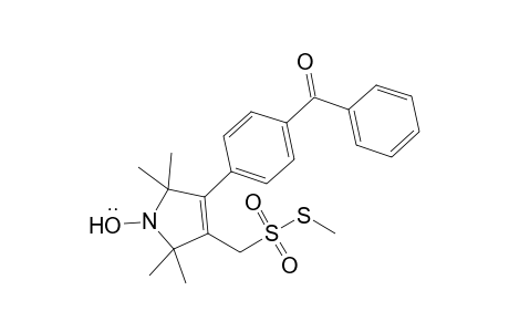 4-(4-Benzoylphenyl)-3-methanethiosulfonylmethyl-2,2,5,5-tetramethyl-2,5-dihydro-1H-pyrrol-1-yloxyl radical