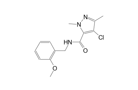 4-chloro-N-(2-methoxybenzyl)-1,3-dimethyl-1H-pyrazole-5-carboxamide