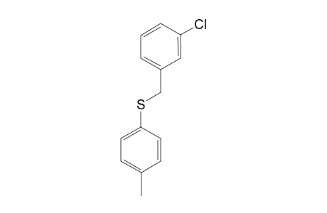 p-methylphenyl 3-chlorobenzyl sulfide