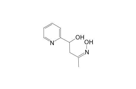 4-Hydroxy-4-(2-pyridinyl)-2-butanone oxime
