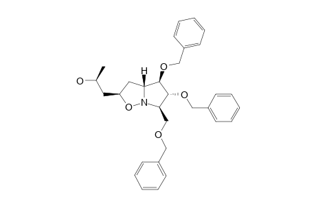 (2R,2'S,3AR,4R,5R,6R)-4,5-DIBENZYLOXY-6-(BENZYLOXYMETHYL)-2-(2-HYDROXYPROPYL)-HEXAHYDROPYRROLO-[1,2-B]-ISOXAZOLE