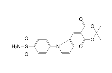benzenesulfonamide, 4-[2-[(2,2-dimethyl-4,6-dioxo-1,3-dioxan-5-ylidene)methyl]-1H-pyrrol-1-yl]-