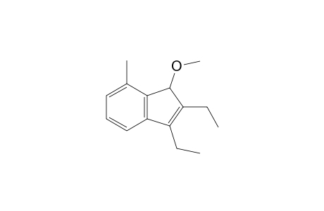 1-Methoxy-7-methyl-2,3-diethylindene
