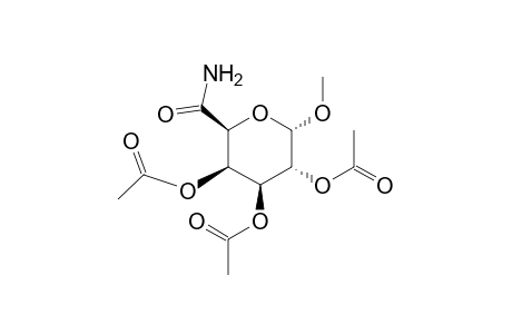 .alpha.-D-Galactopyranosiduronamide, methyl, 2,3,4-triacetate