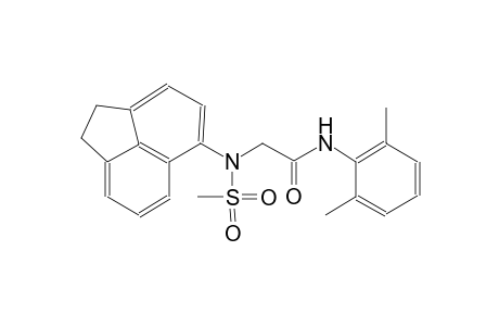 2-[1,2-dihydro-5-acenaphthylenyl(methylsulfonyl)amino]-N-(2,6-dimethylphenyl)acetamide